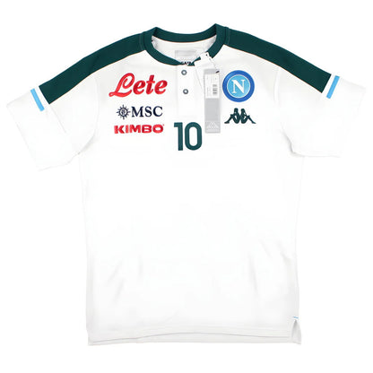 Napoli 2020-21 Kappa Training Shirt #10 (M) (Excellent)_0