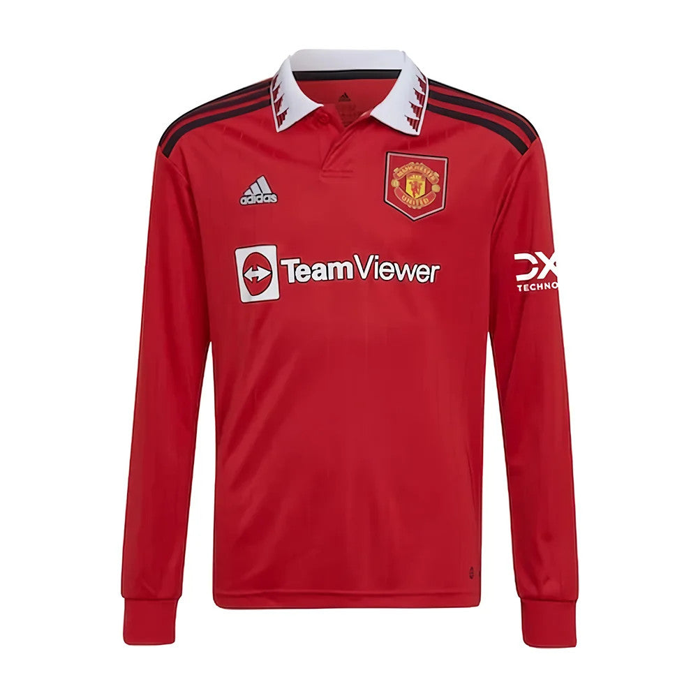 Manchester United 2022-23 Home Long Sleeve Shirt (XL) B.Fernandes #18 (BNWT)_1