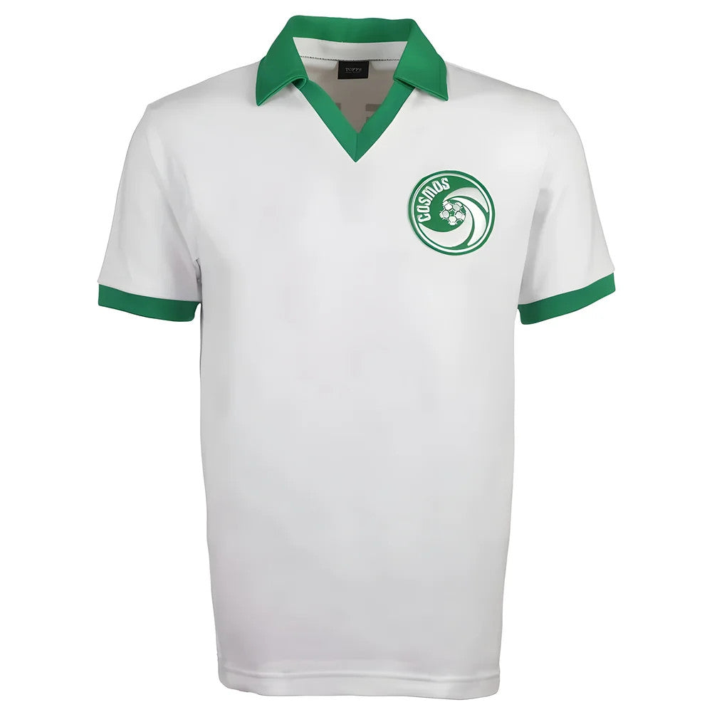 New York Cosmos White Retro Shirt_0