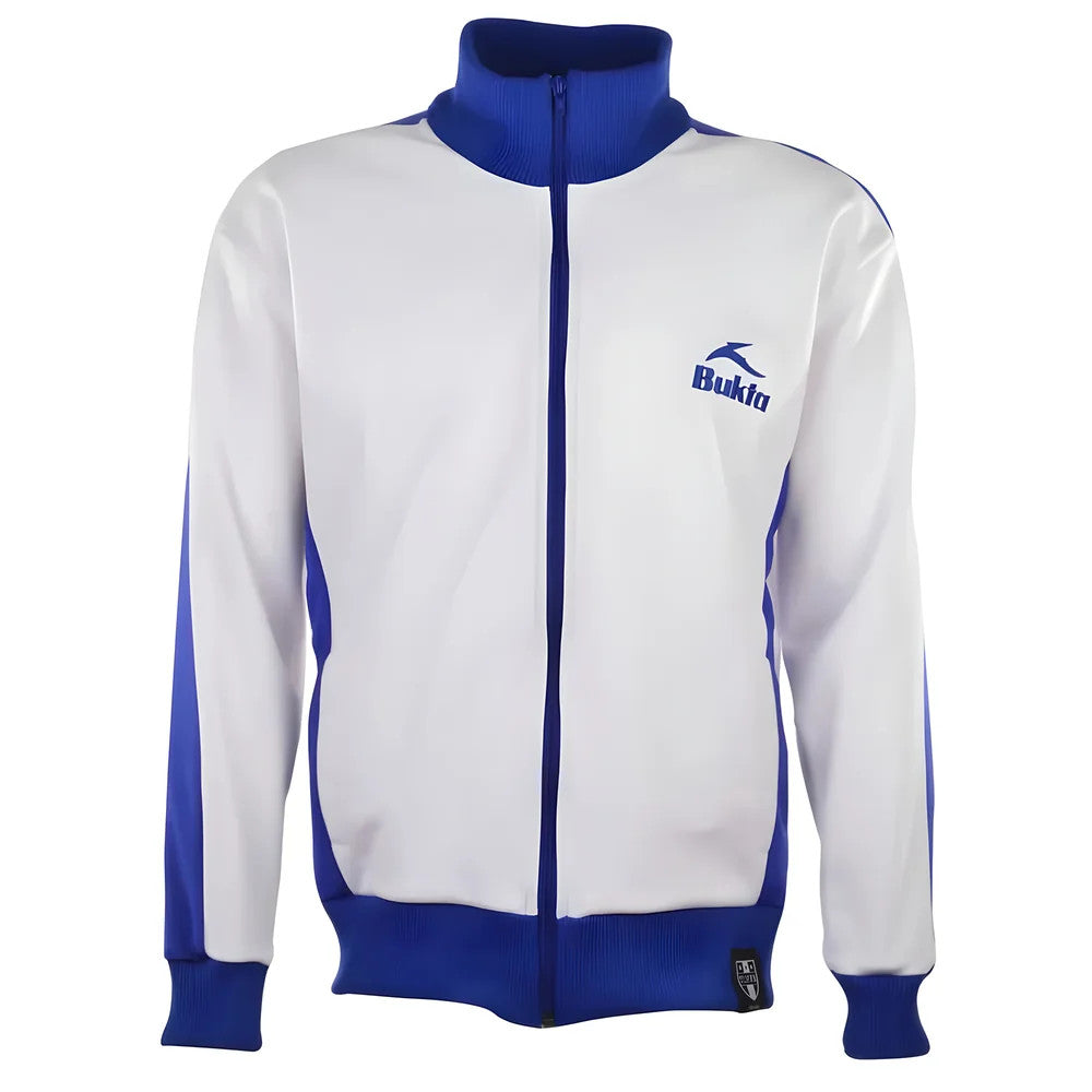 BUKTA Track Top White with Royal Panels/Cuffs/W'Band_2