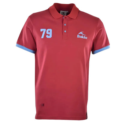 BUKTA Heritage Polo Claret with Sky Cuffs_2