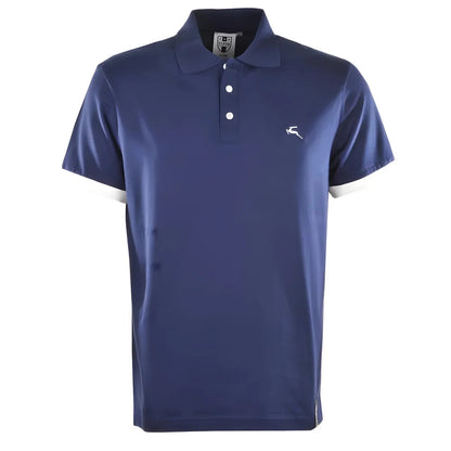 BUKTA Lifestyle Polo Navy with White Cuffs_2