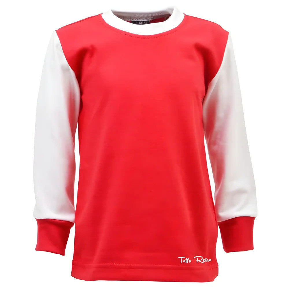 Toffs Classic Retro Long Sleeve Kids Football Shirt_1