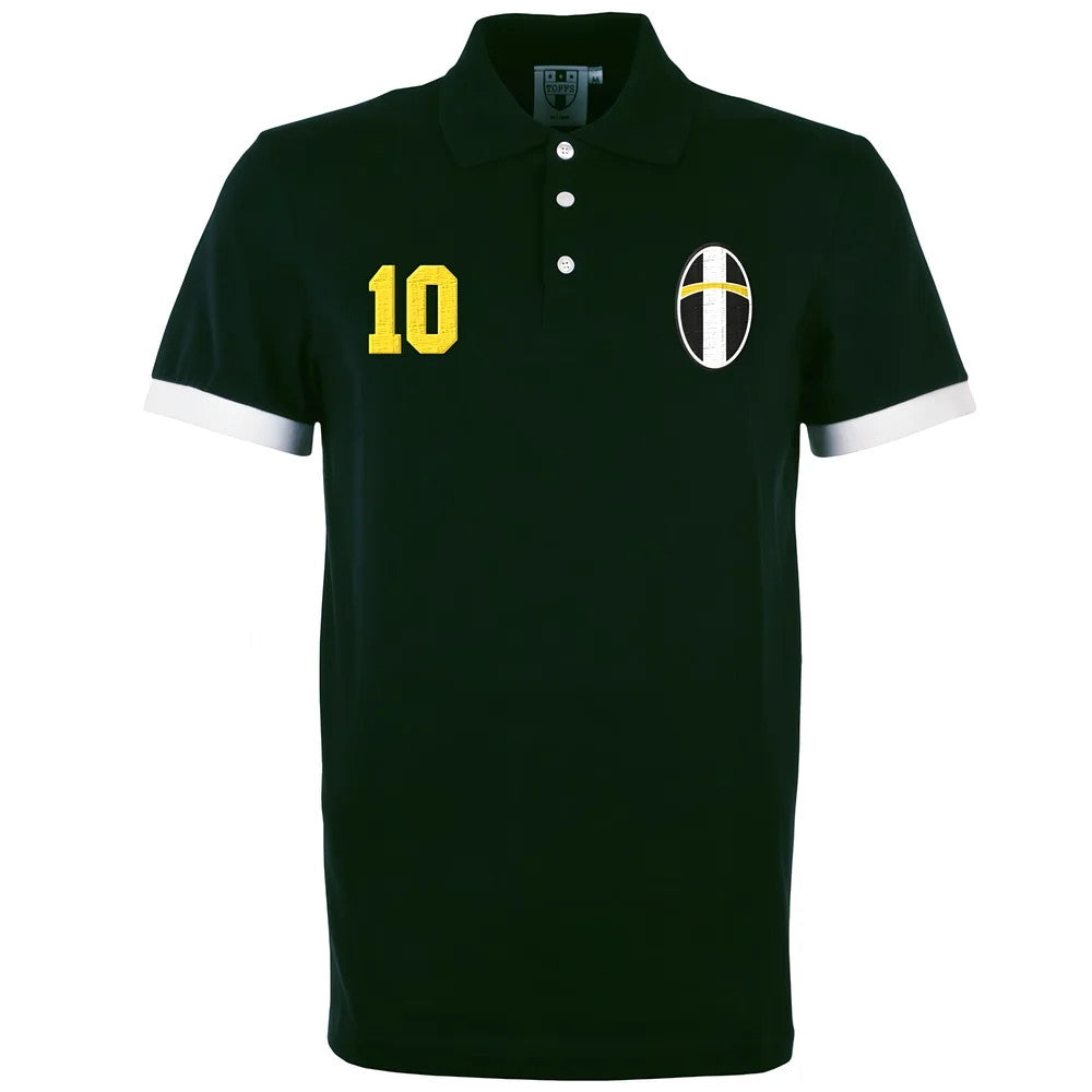 Juventus No 10 Black Polo Shirt_1