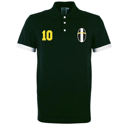 Juventus No 10 Black Polo Shirt_1