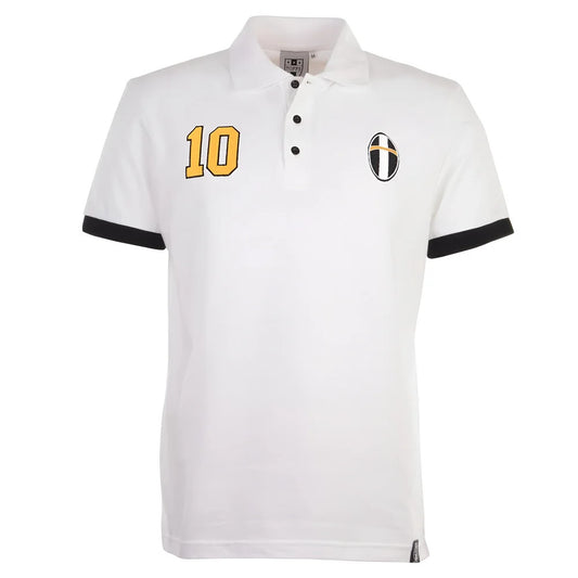 Juventus No 10 White Polo Shirt_0