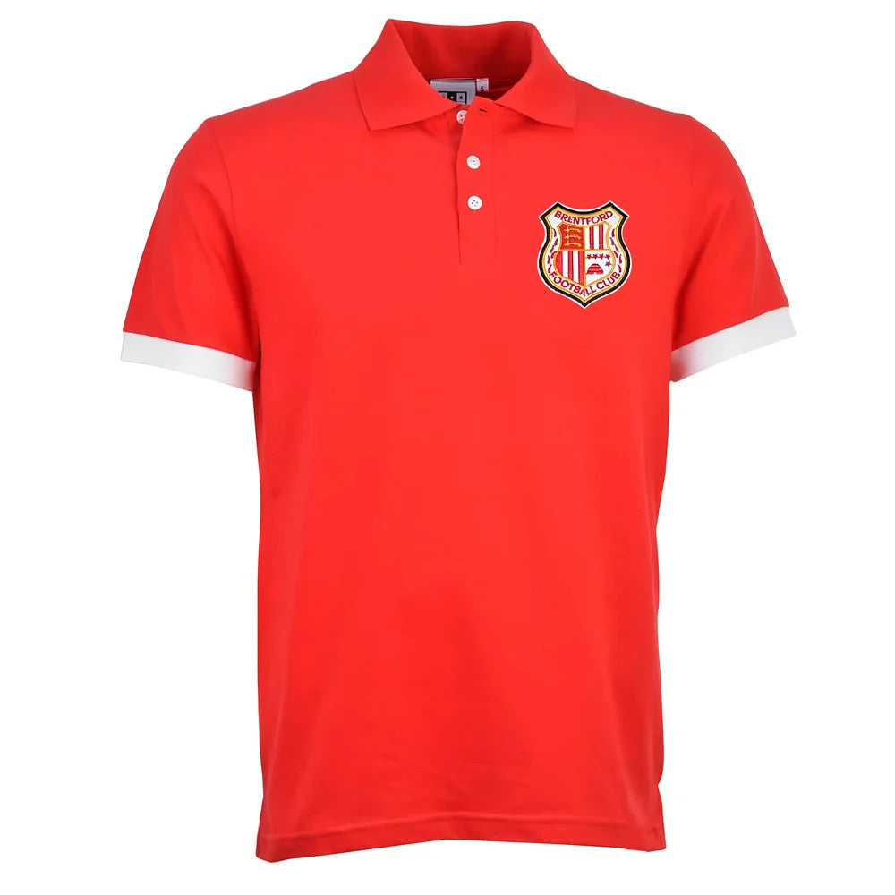 Brentford Red/White Polo_1