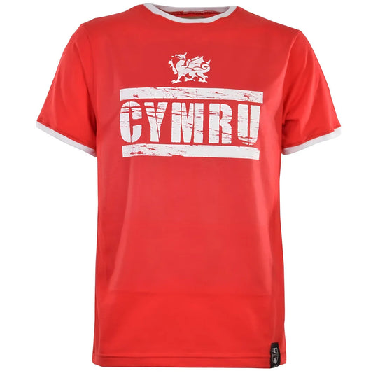 Wales T-Shirt - Red/White Ringer_0