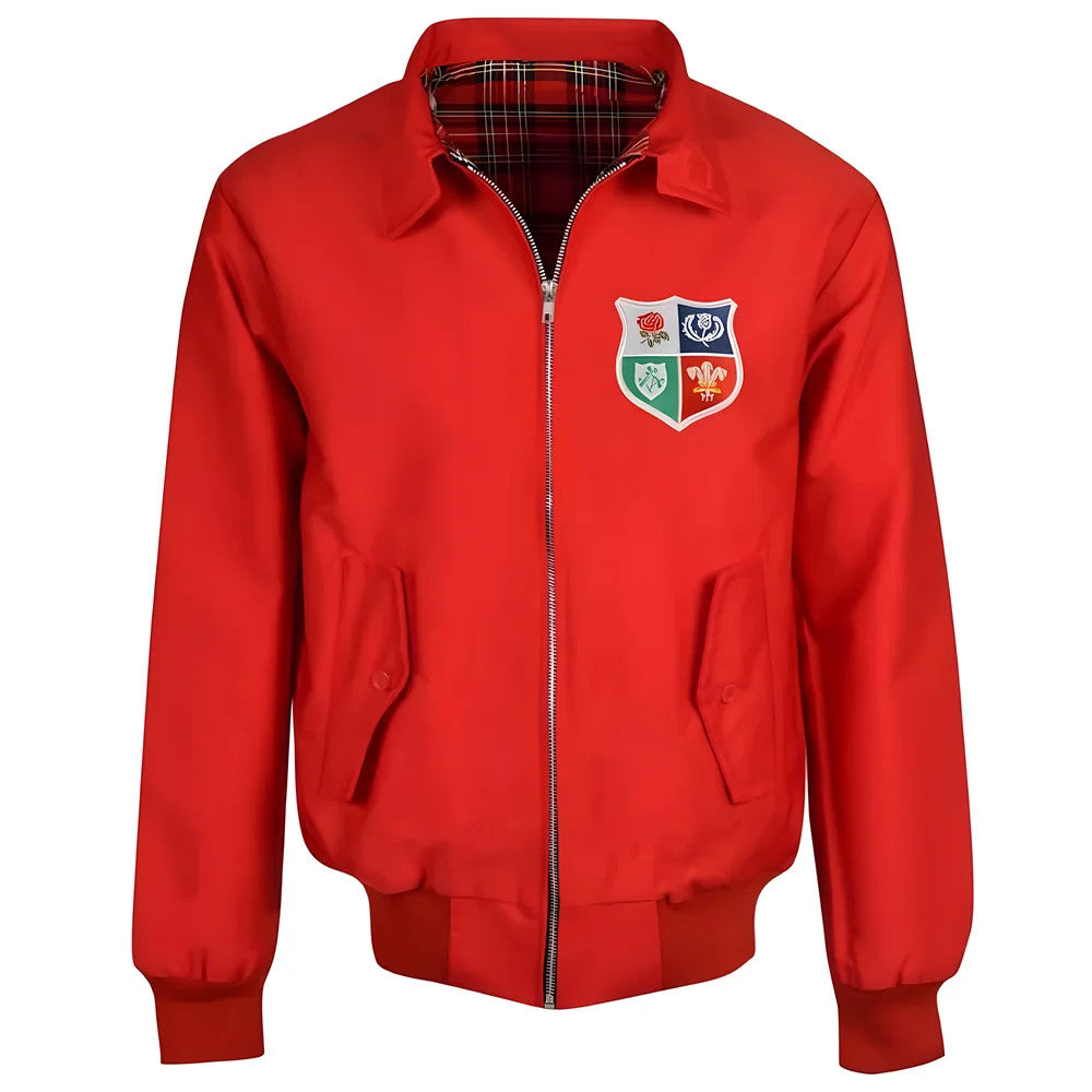 British & Irish Lions 1970's Red Harrington Jacket_1