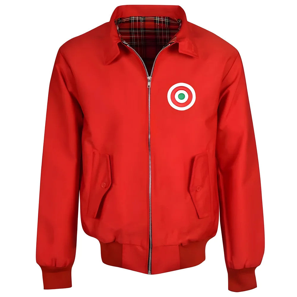 AC Milan Red Harrington Jacket_1