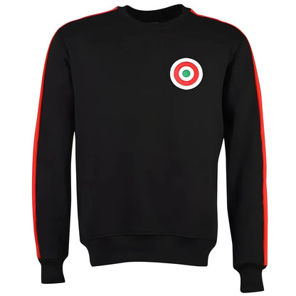 A C Milan Sweatshirt Black/Red_1