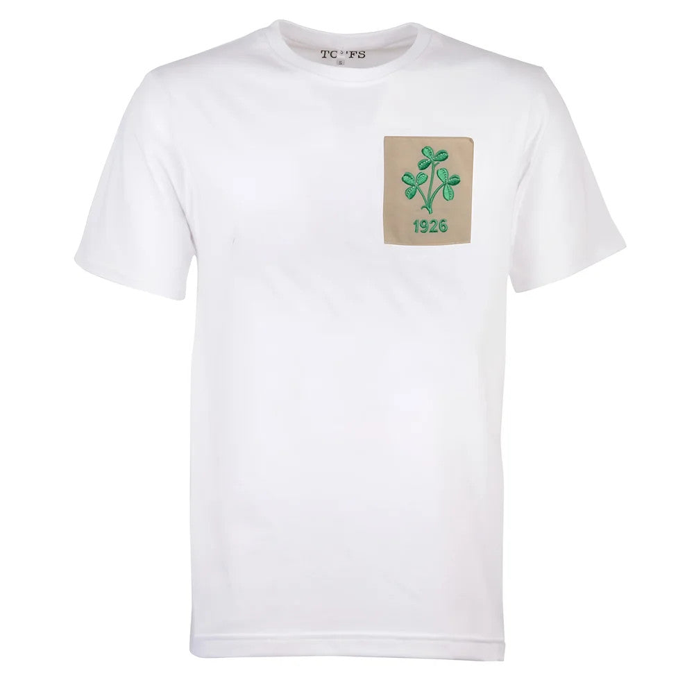 Republic of Ireland Shamrock 1926 White T-Shirt_1