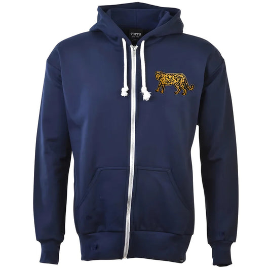 Argentina 1991 Vintage Rugby Zipped Hoodie - Navy_1