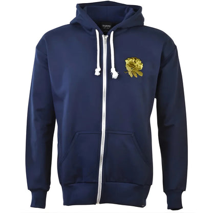 England Rugby 6 Nations Gold Rose Zip Hoodie - Navy_1