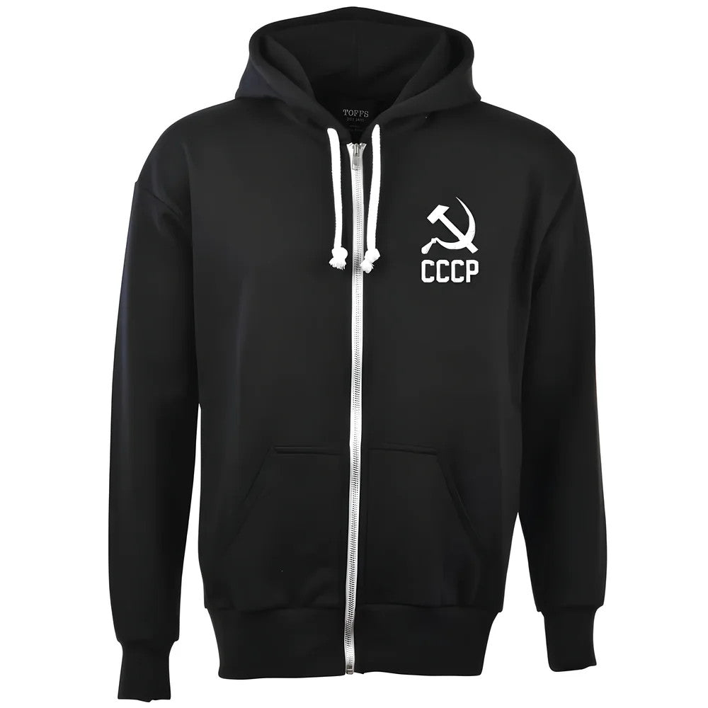Soviet Union (CCCP) Zipped Hoodie - Black_1