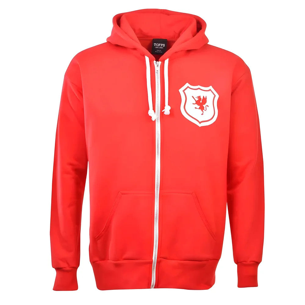 Wales Football Club Zipped Hoodie - Red_1