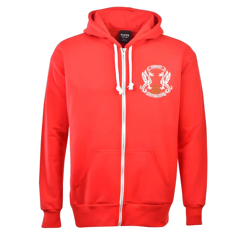 Leyton Orient Football Club Zipped Hoodie - Red_1