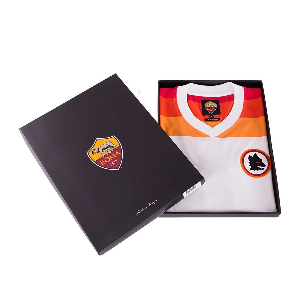 AS Roma 1978 - 79 Away Retro Football Shirt_5