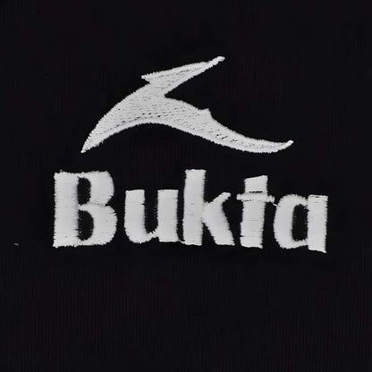 BUKTA Polo Black with White Cuffs_2