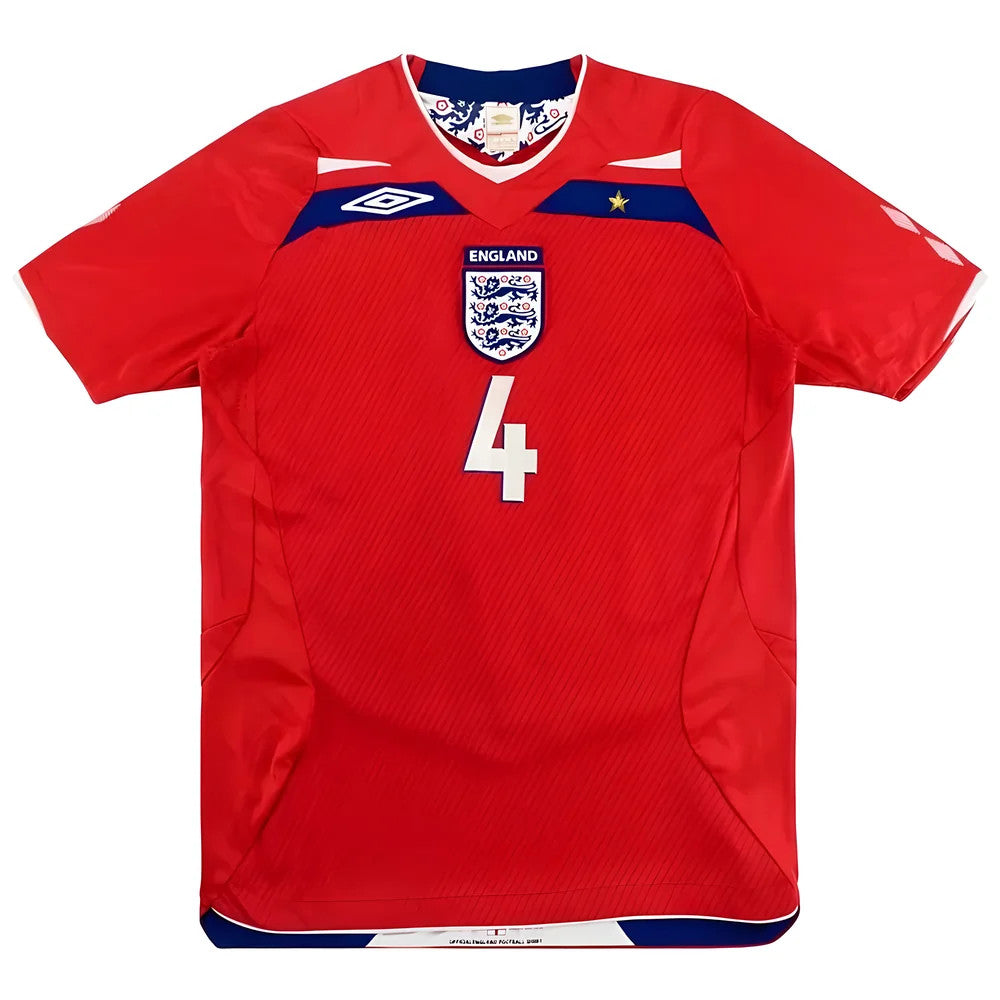 England 2008 Away Shirt (Gerrard #4) ((Excellent) S)_1