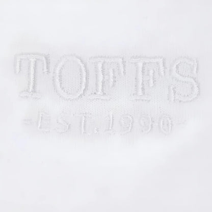 TOFFS Est 1990 White Polo Shirt_1