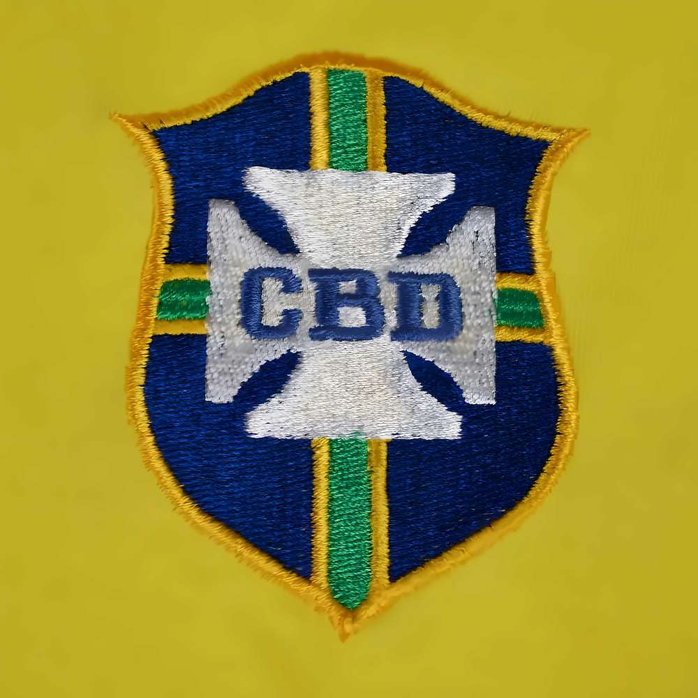 Brazil 1970's World Cup Retro T-Shirt - Yellow/Green_2