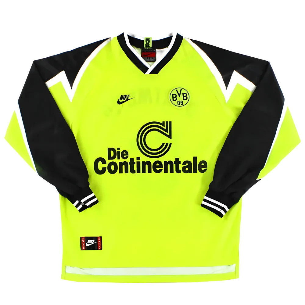 Borussia Dortmund 1995-96 Long Sleeve Home Shirt (S) (Very Good)_1
