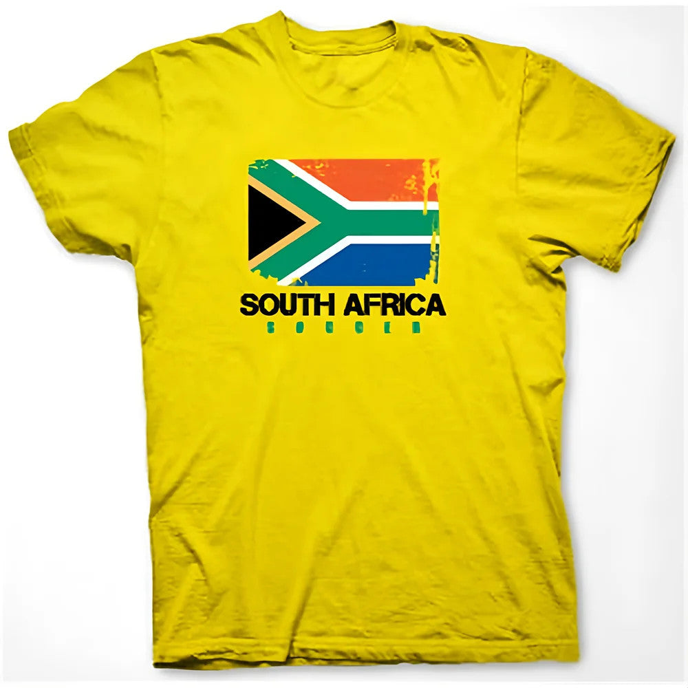 South Africa Soccer T-shirt (yellow)_0